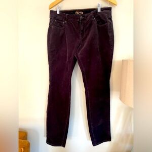 Old Navy Women’s Corduroy Jeans - Dark Brown - Like new